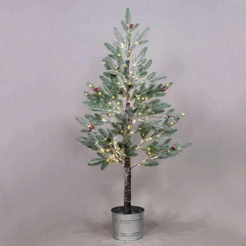 Χριστουγεννιάτικο Δέντρο Flower Tree With Cherry & Pot Led X10168144 120cm 1,35W Multi Aca