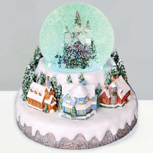 Χριστουγεννιάτικο Διακοσμητικό Επιτραπέζιο Με Κίνηση & Μουσική Led Snowy Santa X0321 20x18x20cm RGB Με Μπαταρίες Multi Aca