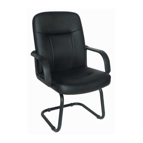 Καρέκλα Υποδοχής Bs2500 Black 01-0588 60X65X95 cm Σετ 2τμχ