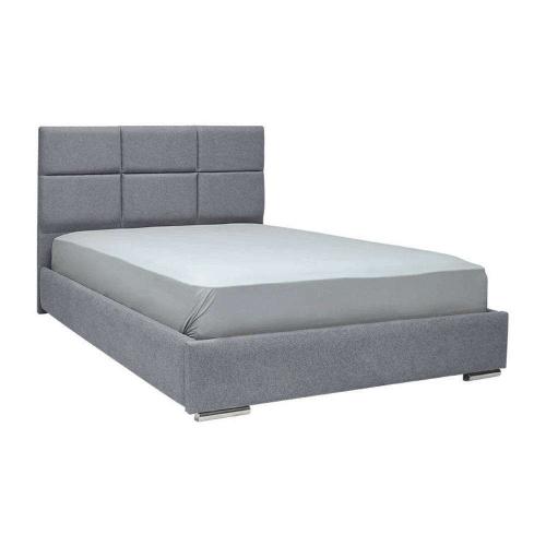 Κρεβάτι Διπλό Berlin 887-223-003 175x214x115cm (Για Στρώμα 160x200cm) Grey