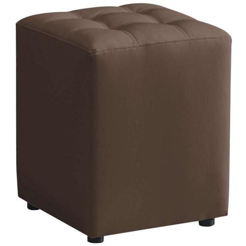Σκαμπό Cube 40.0123 35x35x42cm Brown Zita Plus