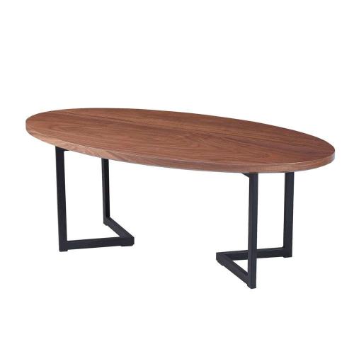 Τραπέζι Σαλονιού HM9468.02 120x60x45,5cm Από Ξύλο Φράξου Natural-Black