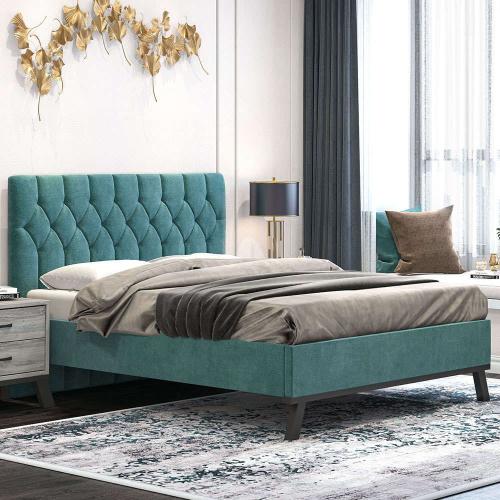 Κρεβάτι Nο78 150x200x111cm Blue-Ash