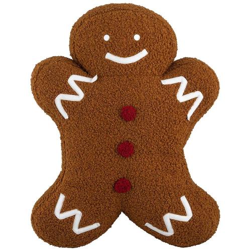 Μαξιλάρι Διακοσμητικό Χριστουγεννιάτικο (Με Γέμιση) Biscuit Brown Madi