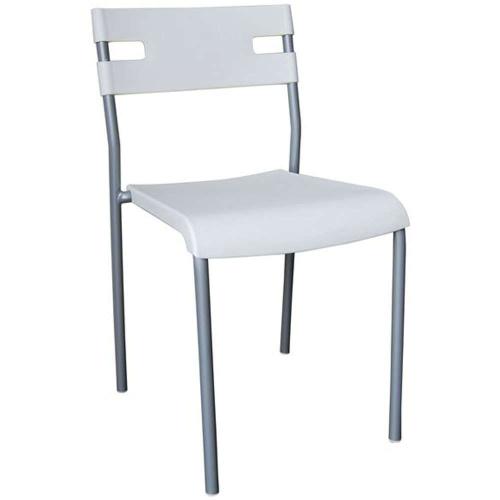 Καρέκλα Swift ΕΜ912,1 42x46x77cm Silver-White