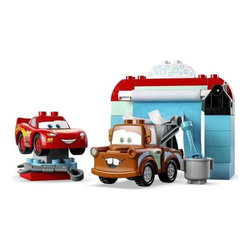 Ο Κεραυνός Μακουίν Και Ο Μπάρμπας Στο Πλυντήριο Αυτοκινήτων 10996 Duplo 29τμχ 2 ετών+ Multicolor Lego
