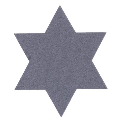 Σουβέρ Felt Star (Σετ 4τμχ) 4Χ(11Χ11) Grey Nef-Nef