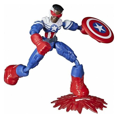 Φιγούρα Δράσης Captain America F0971 Avengers 15cm 4 Ετών+ Blue-Red Hasbro