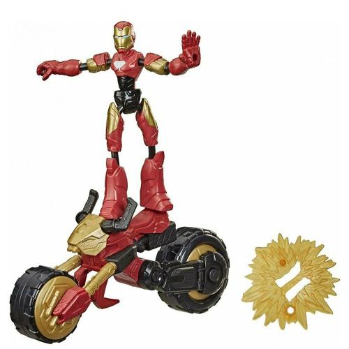 Φιγούρα Δράσης Iron Man 2in1 F0244 Marvel Avengers 15cm 3 Ετών+ Red-Gold Hasbro