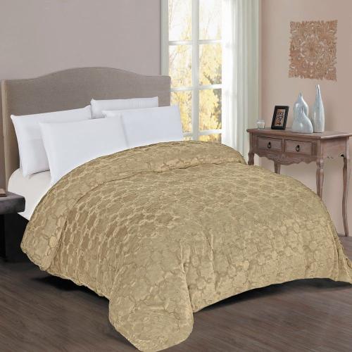 Κουβερτοπάπλωμα 1830 Γούνα-Sherpa 730gsm Beige DimCol