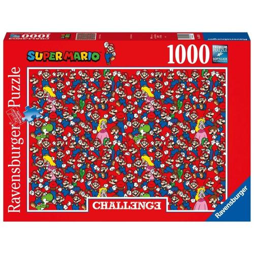 Παζλ Super Mario Challenge 16525 1000τμχ 70x50cm 14 Ετών+ Multicolor Ravensburger