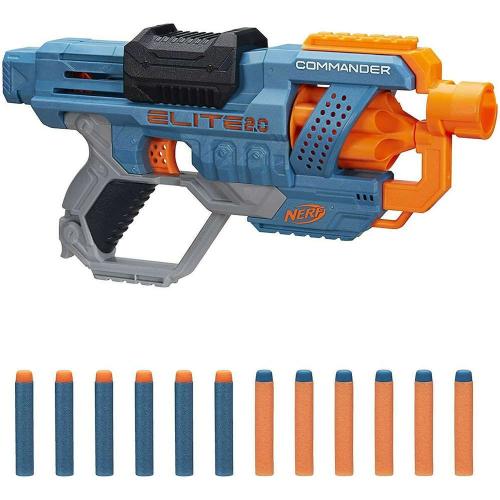 Εκτοξευτής Nerf Elite E9485 2.0 Commander Rd 6 Blue-Orange Hasbro