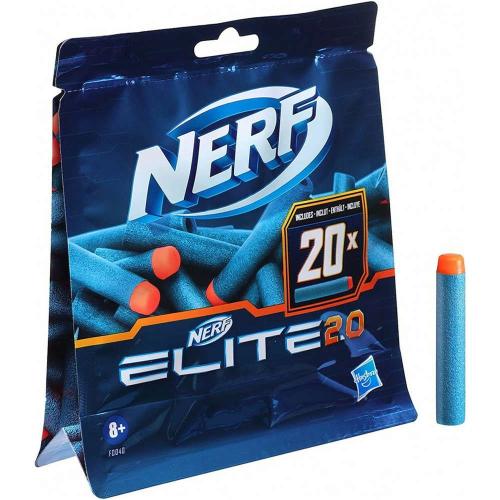 Σφαίρες Nerf Elite F0040 2.0 Refill 20Τμχ. Blue-Orange Hasbro