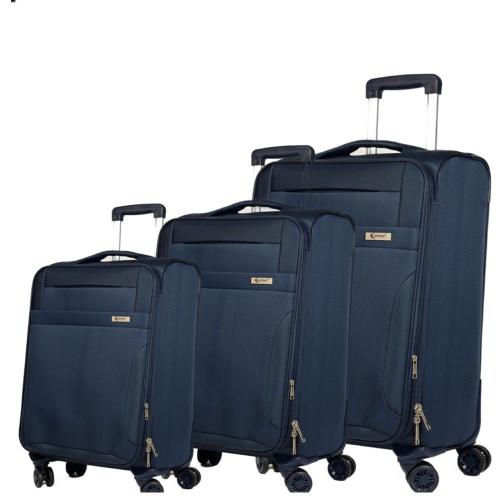 Βαλίτσα Ταξιδιού Trolley (Σετ 3Τμχ) 3400-1-1-1 Dark Blue Cardinal