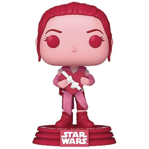 Φιγούρα Star Wars 67614 Valentines S3 Rey Bobble-Head 10cm Red-Pink Funko