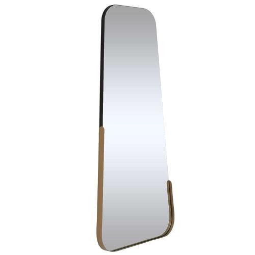 Καθρέπτης Τοίχου Smooth 552NOS2355 60x130cm Black-Gold Aberto Design