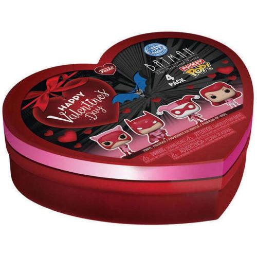 Κουτί Happy Valentines Day Με 4 Φιγούρες 70482 Batman The Animated Red-Pink Funko