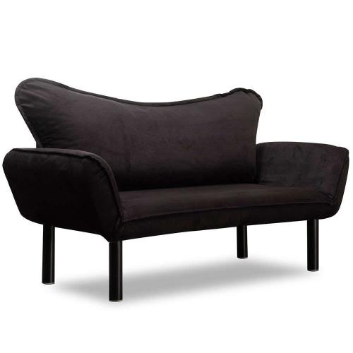 Καναπές - Κρεβάτι Διθέσιος Chatto 859FTN1226 140x65x70cm Black