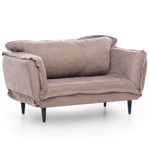 Καναπές - Κρεβάτι Διθέσιος Vino 859FTN1372 120x50x38cm Mink