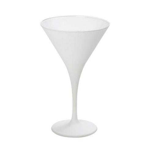 Ποτήρι Martini Κωνικό Maya Mat 250Cc 10,5Χ17,5cm Rab333K6 White Espiel