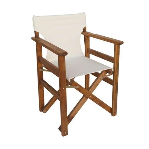 Καρέκλα Σκηνοθέτη Torino 63.0121 59X51X85cm Walnut-Ecru