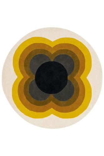 Χαλί Sunflower 060006 Yellow Round Orla Kiely