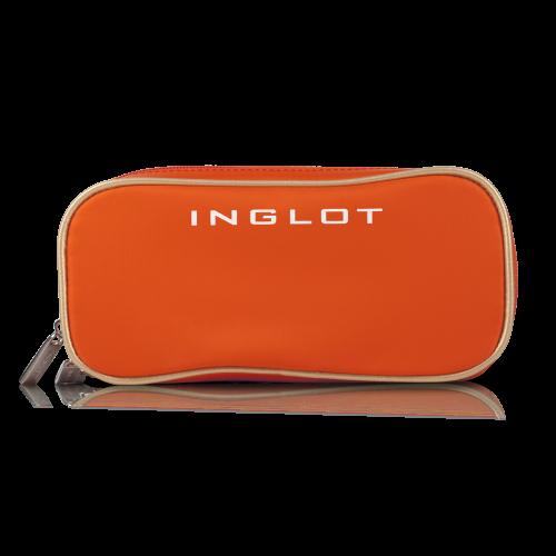 MAKEUP PENCIL CASE ORANGE-CREAM