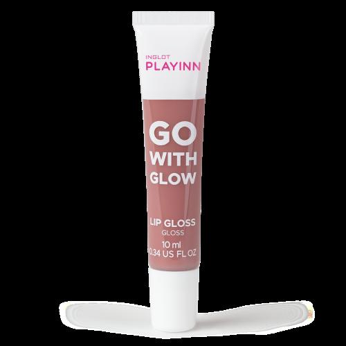 INGLOT PLAYINN GO WITH GLOW LIP GLOSS GO WITH PINK 23