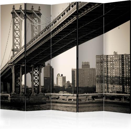 Διαχωριστικό με 5 τμήματα - Manhattan Bridge, New York II [Room Dividers]