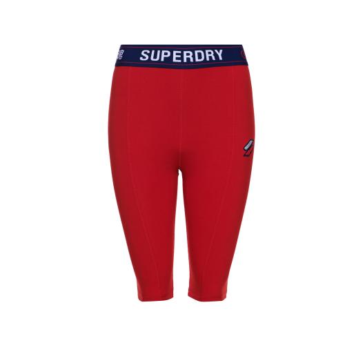 Superdry - SPORTSTYLE ESSENTIAL CYCLING SHORT - RISK RED