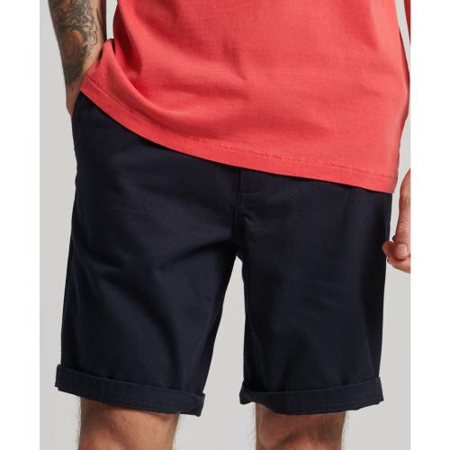 Superdry - OVIN VINTAGE OFFICER CHINO SHORT - INDIGO