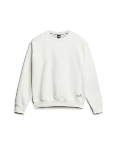 Superdry - OVIN ESSENTIAL LOGO SWEATSHIRT UB - OFF WHITE