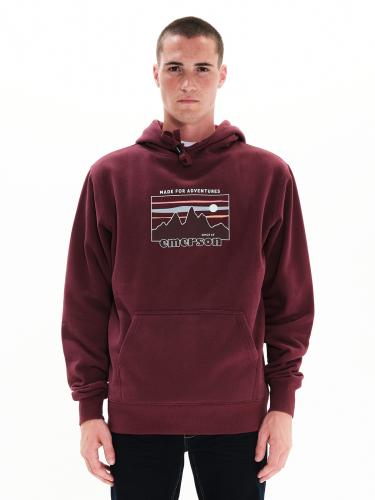 Emerson - MEN'S HOODED SWEAT - WINE