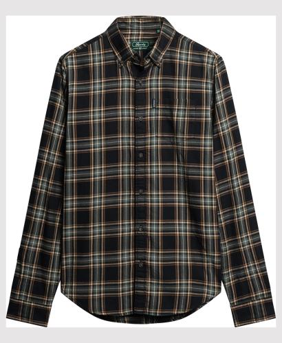 Superdry - OVIN VINTAGE CHECK SHIRT - PASADENA CHECK BLACK