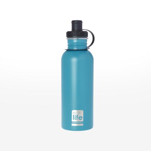 Eco life - MΕΤΑΛΛΙΚΟ ΜΠΟΥΚΑΛΙ 600ML -AQUA - AQUA