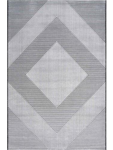 ΧΑΛΙ DIAMOND GREY Γκρι 160 x 230 εκ. MADI