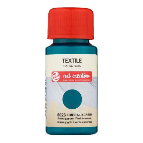 TALENS ΧΡΩΜΑ TEXTILE 6023 EMERALD GREEN 50ML - 4 ΤΕΜ