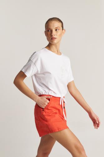 Skort μονόχρωμο Burnt Orange