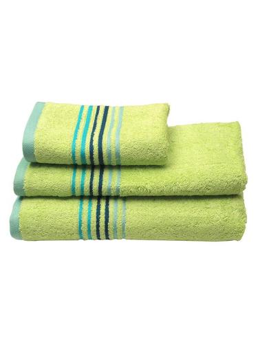 Sunshine Πετσέτα πενιέ Stripes Light Green Μπάνιου (70x140)