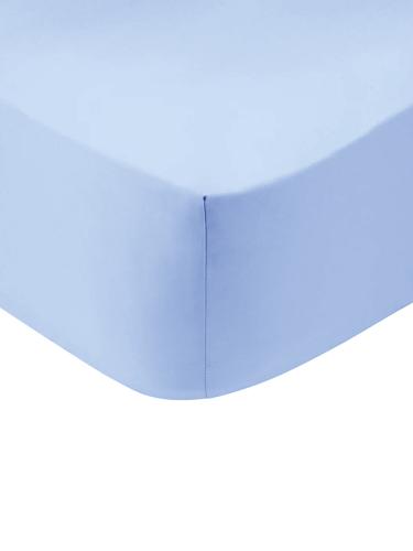 Sunshine Κατωσέντονο Cotton Feelings με λάστιχο 103 Light Blue Υπέρδιπλο (180x200+30)