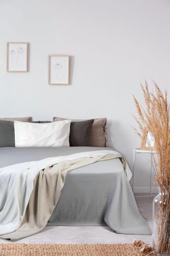 Πικέ κουβέρτα υπέρδιπλη Matelasse 230x280 Λευκό Beauty Home