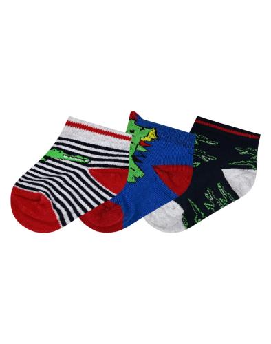 Σετ 3 ζεύγη κάλτσες για αγόρι - ΜΑΡΕΝ 40-0455