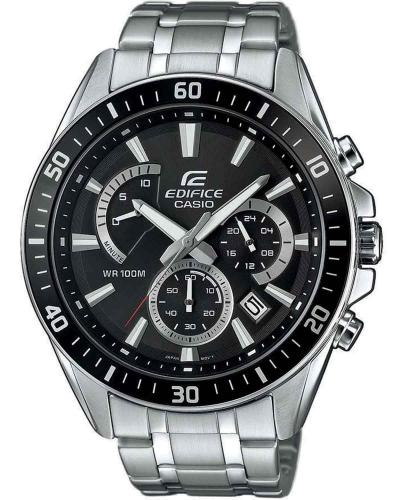 CASIO Edifice - EFR-552D-1AVUEF Silver case, with Stainless Steel Bracelet