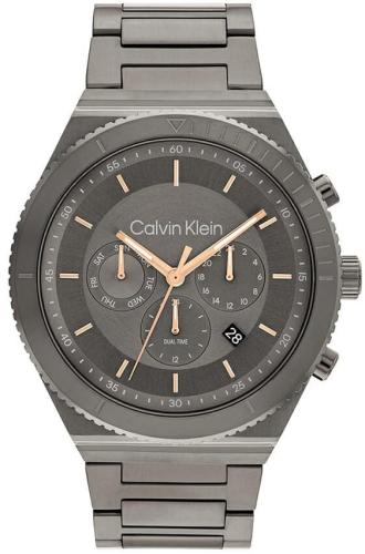 CALVIN KLEIN Men's Multifunction - 25200304, Grey case with Stainless Steel Bracelet