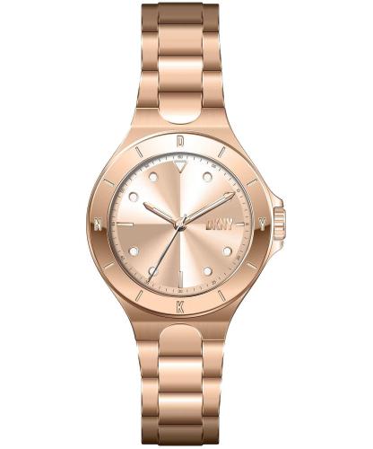 DKNY Chambers - NY6642, Rose Gold case with Stainless Steel Bracelet