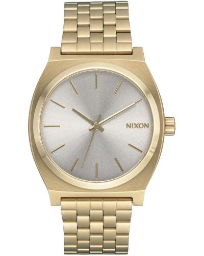 NIXON Time Teller - A045-5101-00, Gold case with Stainless Steel Bracelet