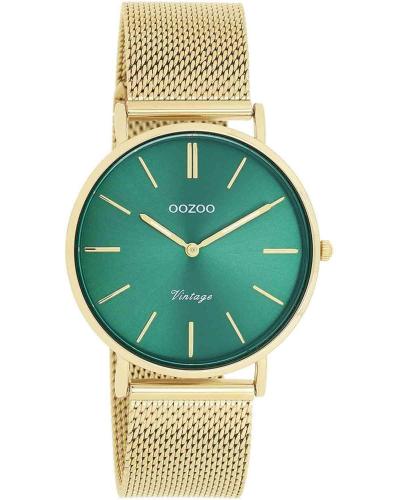 OOZOO Vintage - C20295, Gold case with Stainless Steel Bracelet