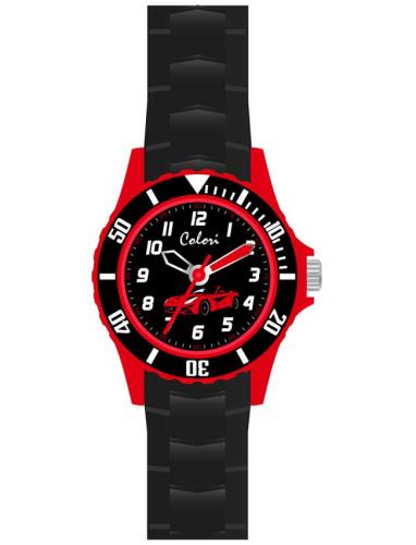 COLORI Kids - CLK060, Black Case with Black Rubber Strap