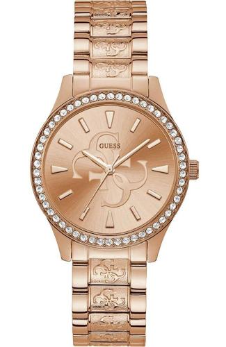 GUESS Anna Crystals - W1280L3 , Rose Gold case with Stainless Steel Bracelet