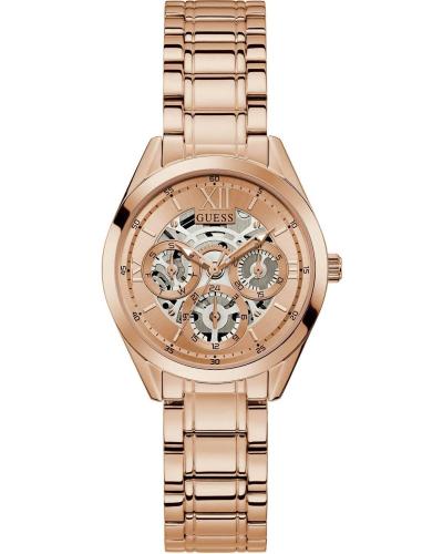 GUESS Clear Cut - GW0253L3 , Rose Gold case with Stainless Steel Bracelet